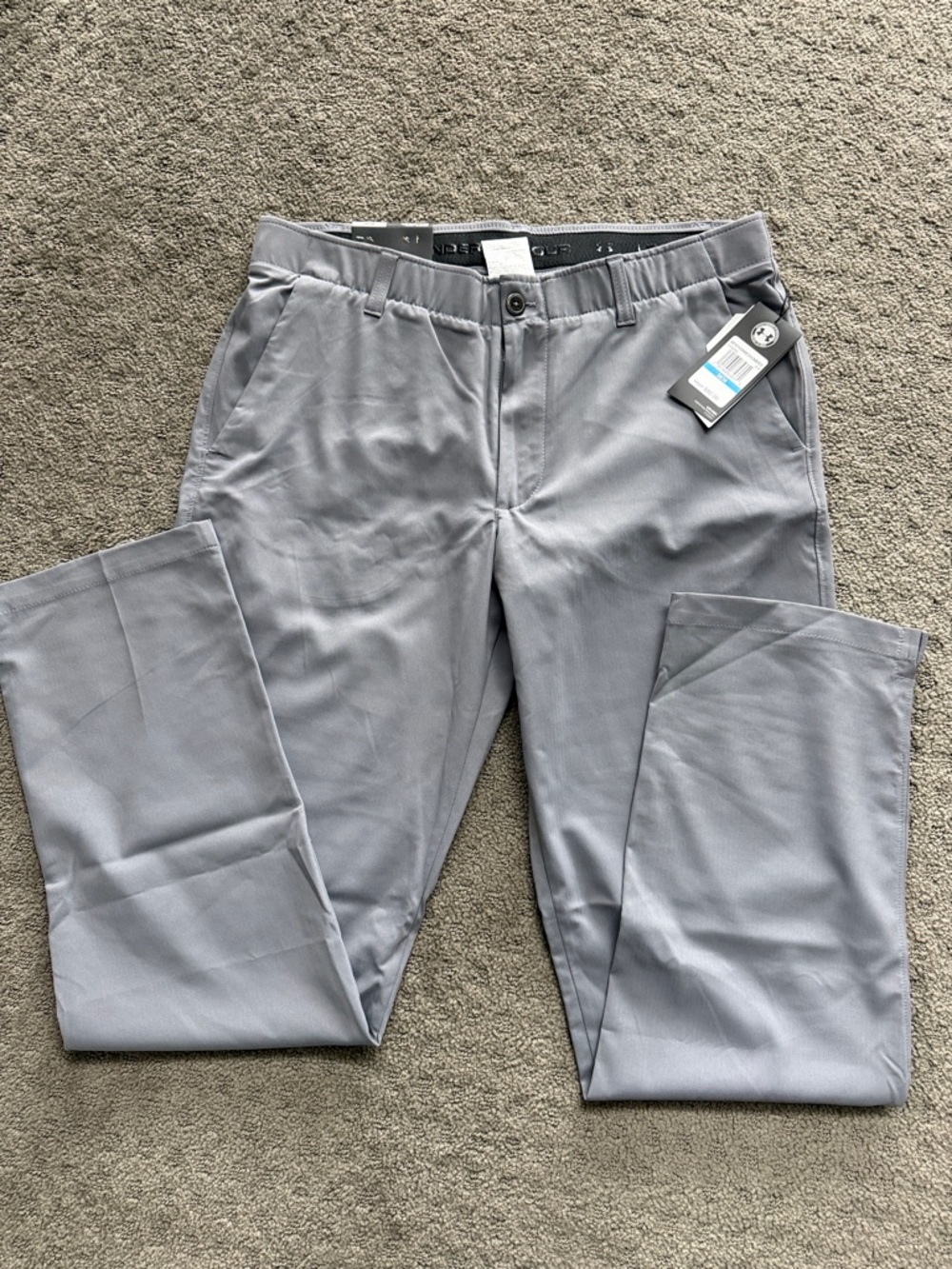 Under Armour Men's Light Gray Performance Chinos